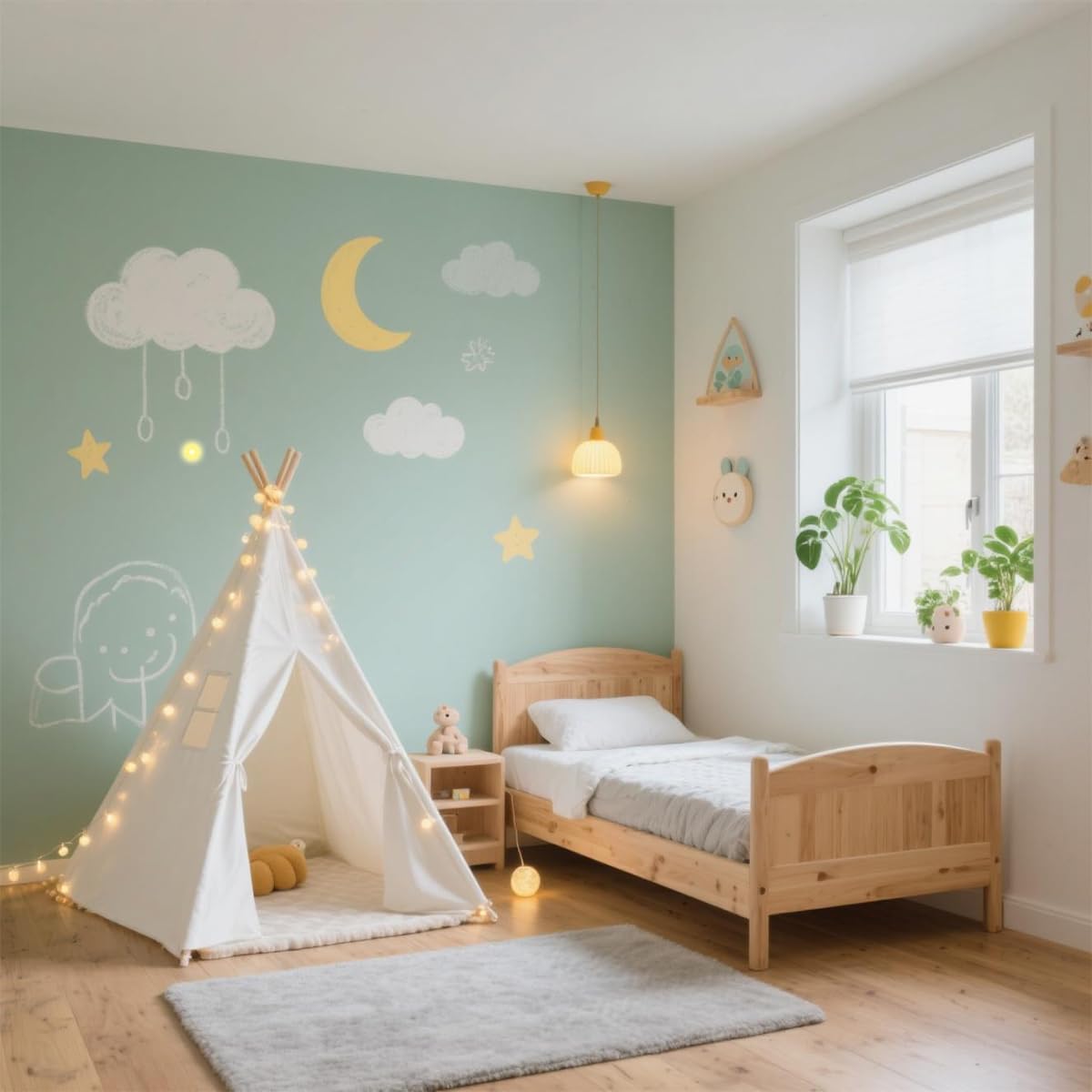 Quaocens kids teepee promotes cozy hideaways during sleepovers and playdates.