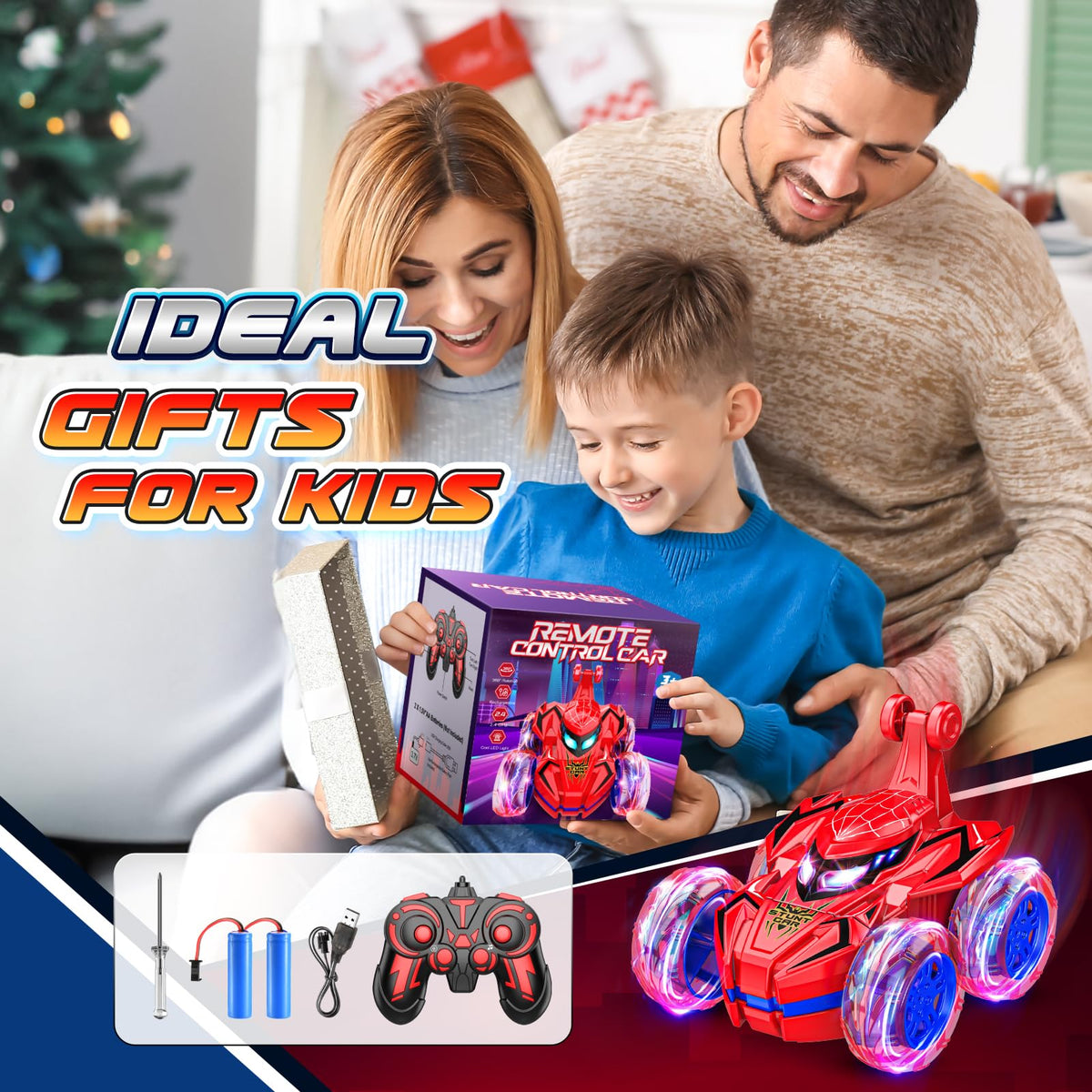 Quapify RC car ideal for indoor and outdoor play with friends