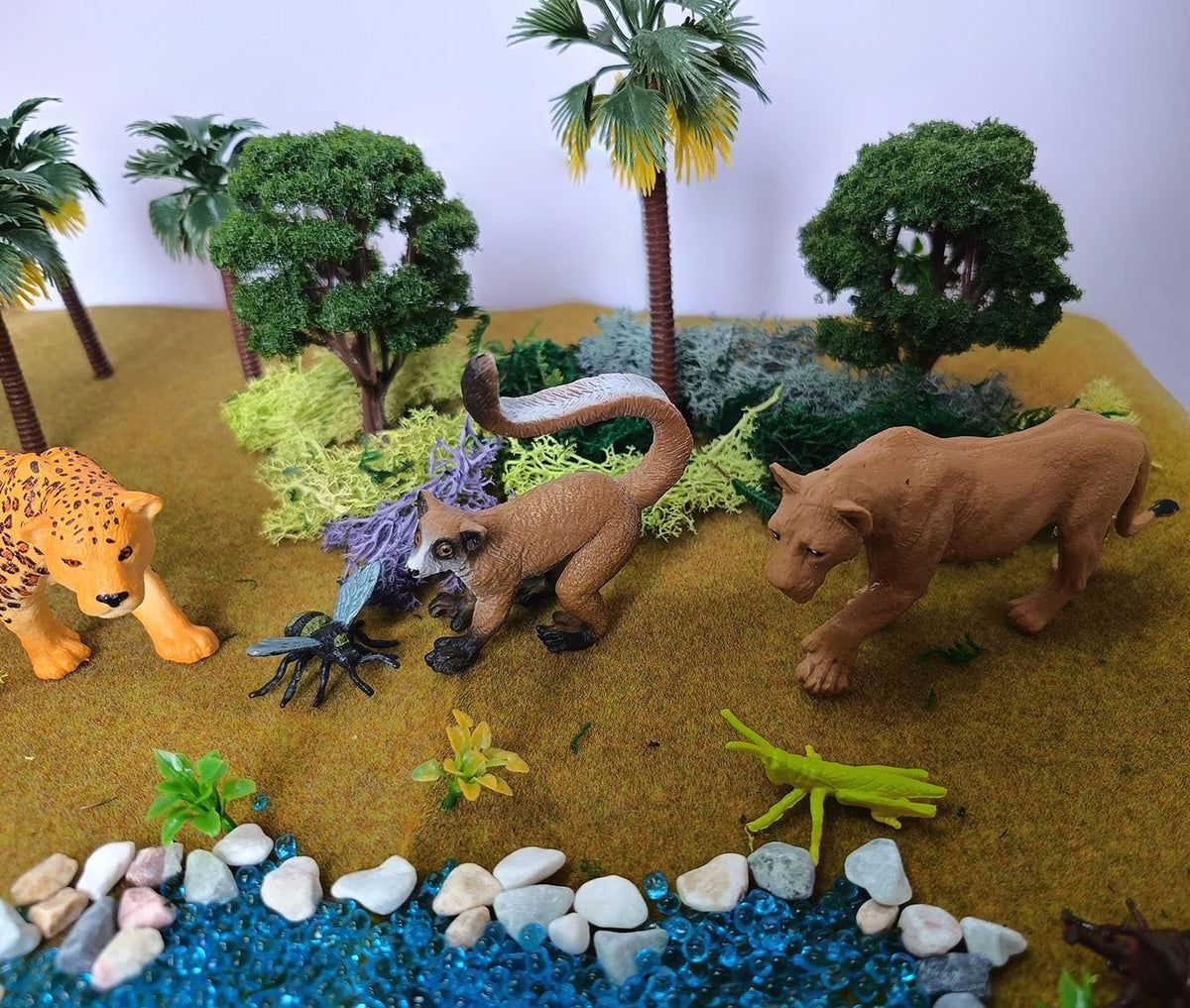 QuarenDen rainforest monkey figurine sparks creative storytelling and jungle scenes.