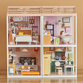 Qudify miniature kitchen dollhouse gift pack ideal for gifting and decor
