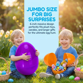 Qudoustar blue jumbo egg, versatile candy or toy filling.
