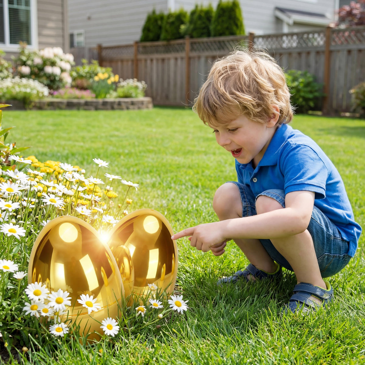 Qudoustar kid prize egg gold, great classroom rewards and playful decor.