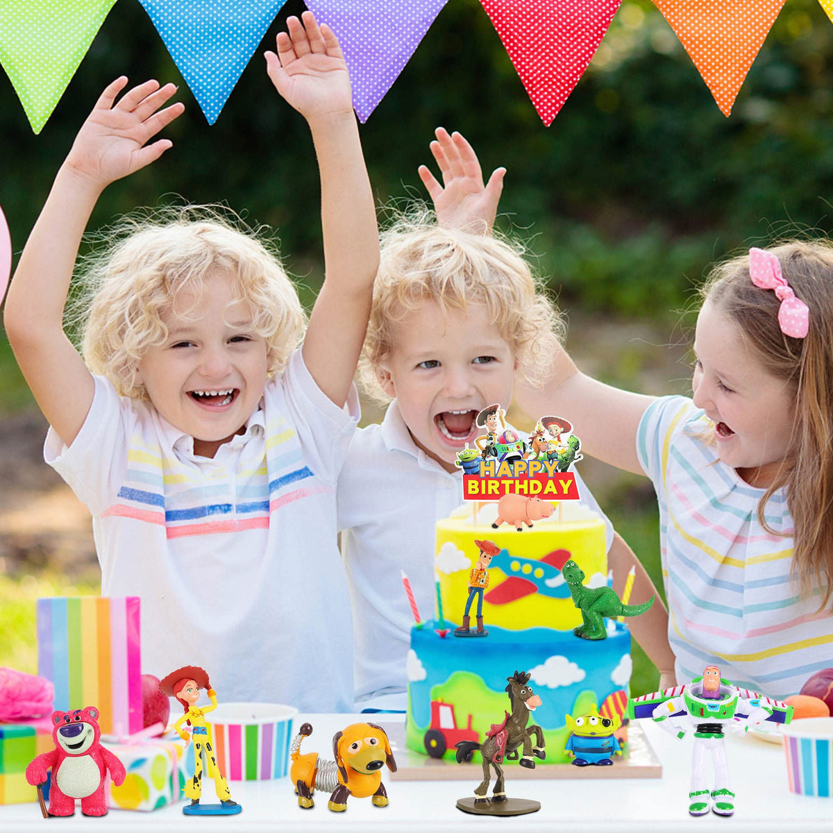 Children enjoy cooperative play with Queediz toy figures at parties.