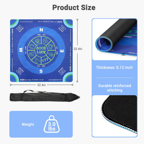 Protects table surface while playing on QUEENLINK mat.