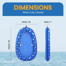 Queenmore tear-resistant Oxford cloth dog raft endures chewing.