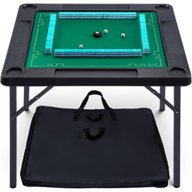 Queensell 35-inch folding table top with a durable HDPE surface for smooth gameplay.
