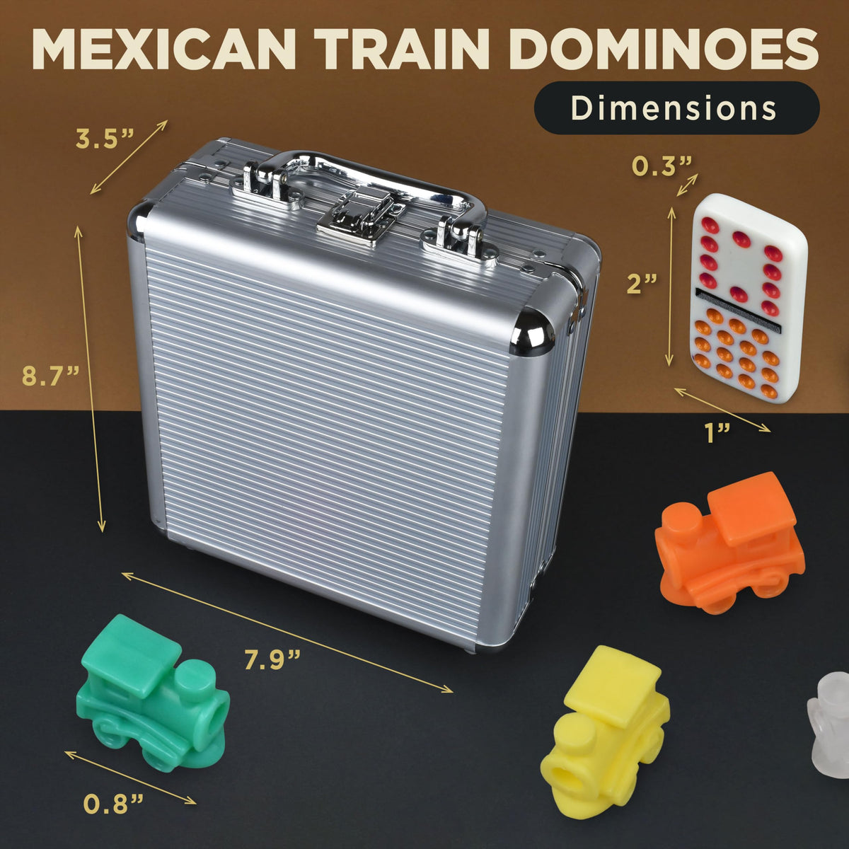 Queensell aluminum carrying case protecting and transporting the set