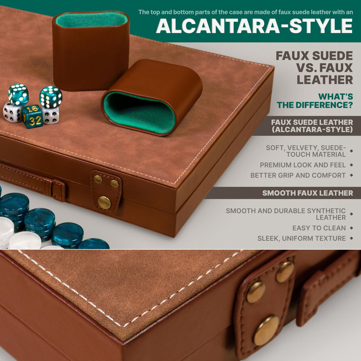 Queensell backgammon chips 30 for smooth gameplay and clear scoring cues