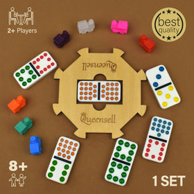 Queensell color-dot tiles designed for quick recognition and fun