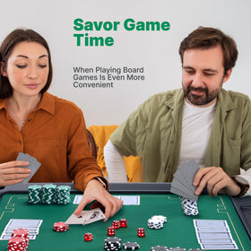 Queensell domino table use, perfect for quick matches and family gatherings.