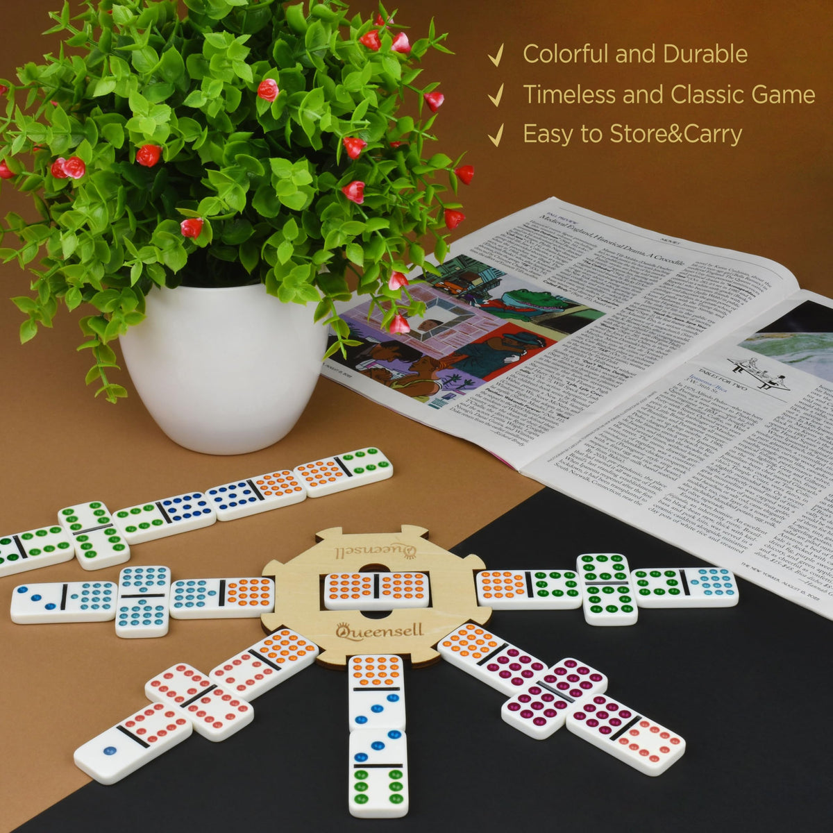 Queensell instruction manual helps new players learn quickly
