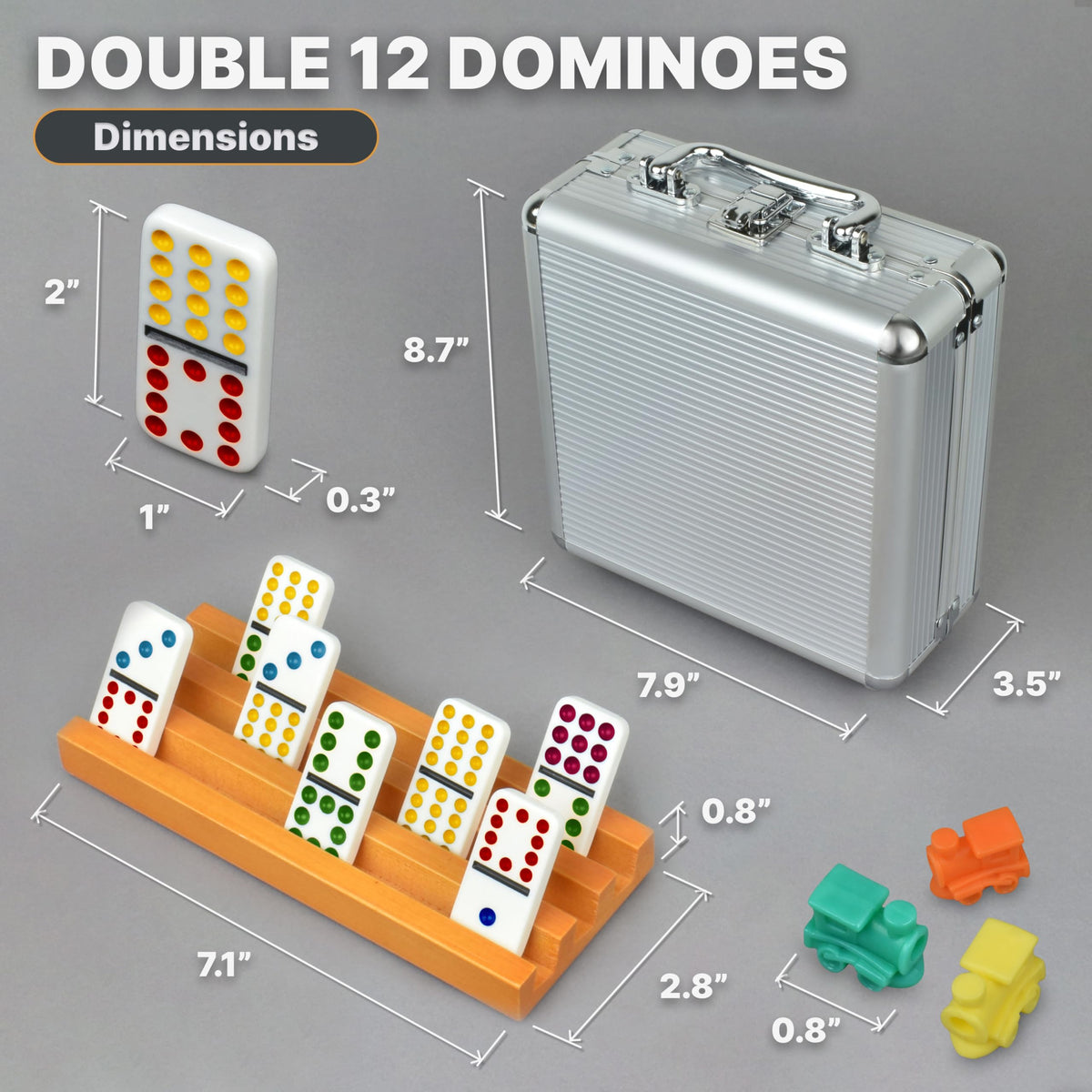 Queensell hub keeps trains connected during Mexican Train play.