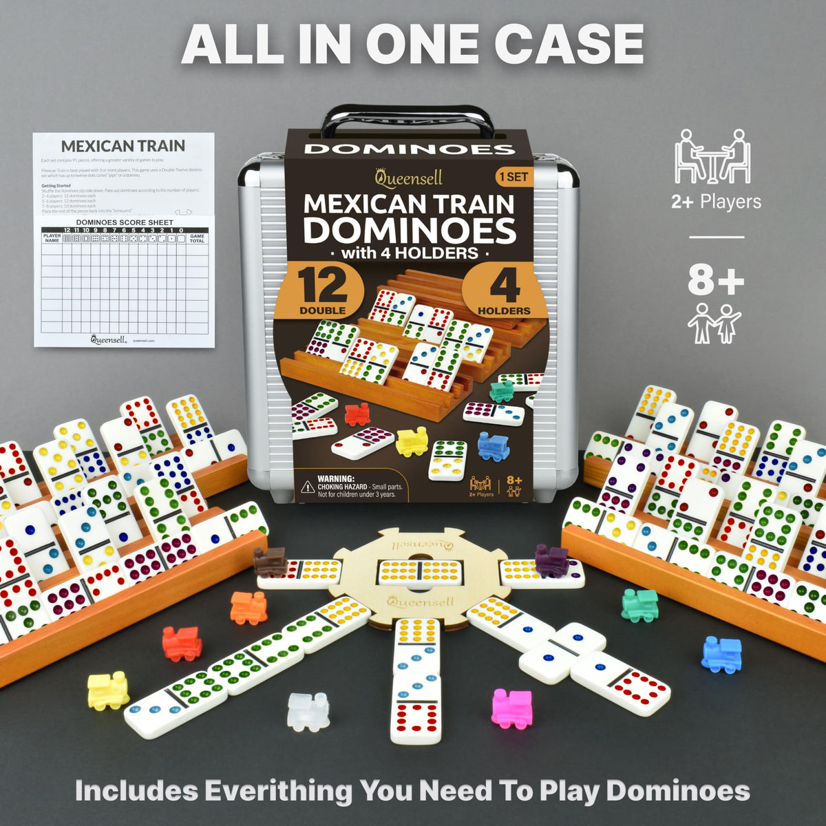 Queensell travel-ready packaging for on-the-go play.