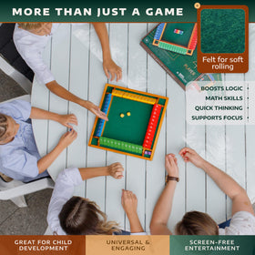 Queensell family game night setup supports inclusive fun for all ages.