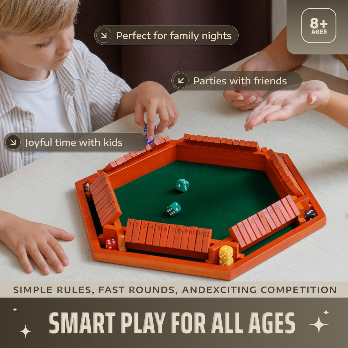 Queensell gift-ready packaging suitable for adults and kids