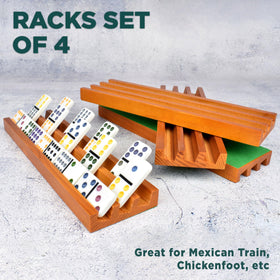 Queensell tiles 2x1 inches fit ensures professional-sized dominoes sit securely.