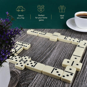 Queensell jumbo dominoes perfect for travel and family gatherings.