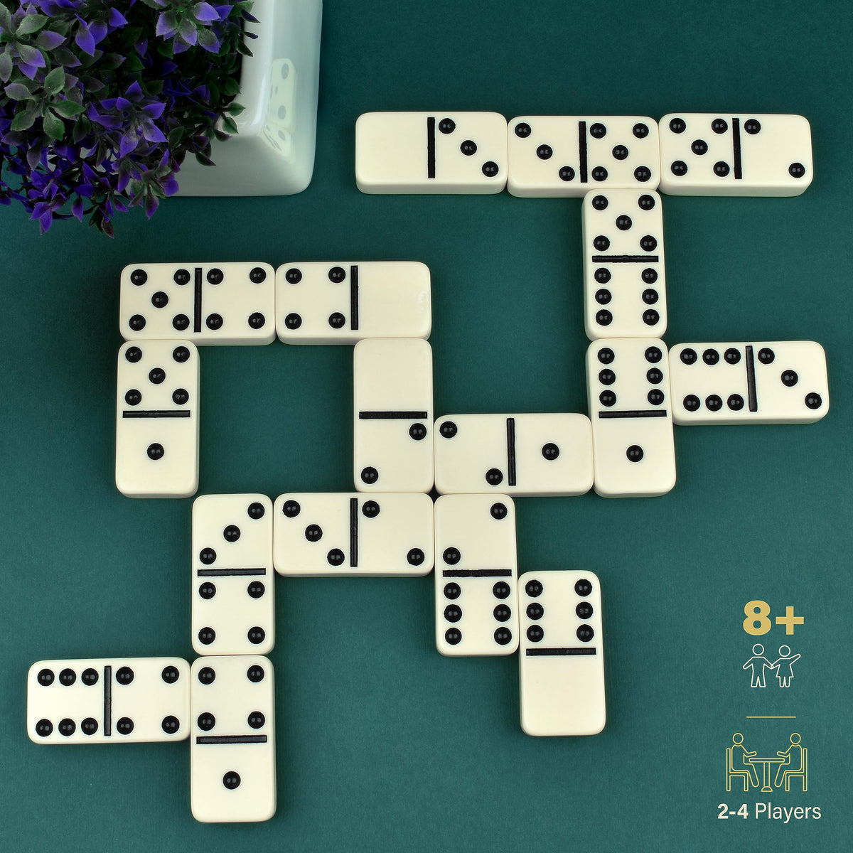 Queensell two-player game setup ideal for quick matches.