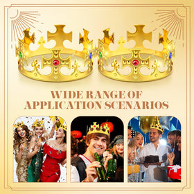 Quelay colorful rhinestone crown shines in photos and celebrations.