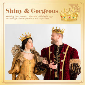 Quelay gold crown showing smooth surface and bright finish