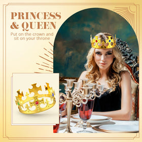 Quelay party crown set serves as a charming photo prop at birthdays.