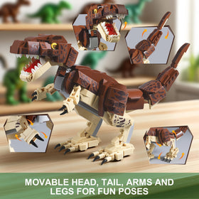 QUENTINAG sticker details add realistic texture to dinosaurs.