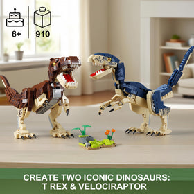 QUENTINAG dinosaur t-rex in roar pose offers dynamic display and imaginative storytelling.