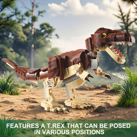 QUENTINAG dinosaur velociraptor front view supports imaginative play and detail.