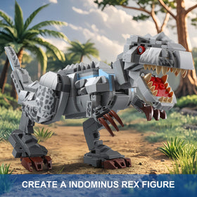 QUENTINAG Indominus Rex features detailed sculpt for dynamic battle setups