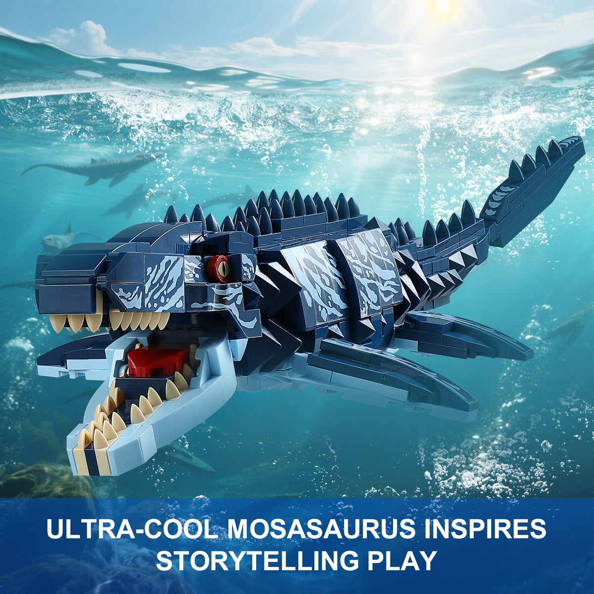QUENTINAG Poseable joints enable lifelike movement across both dinosaurs
