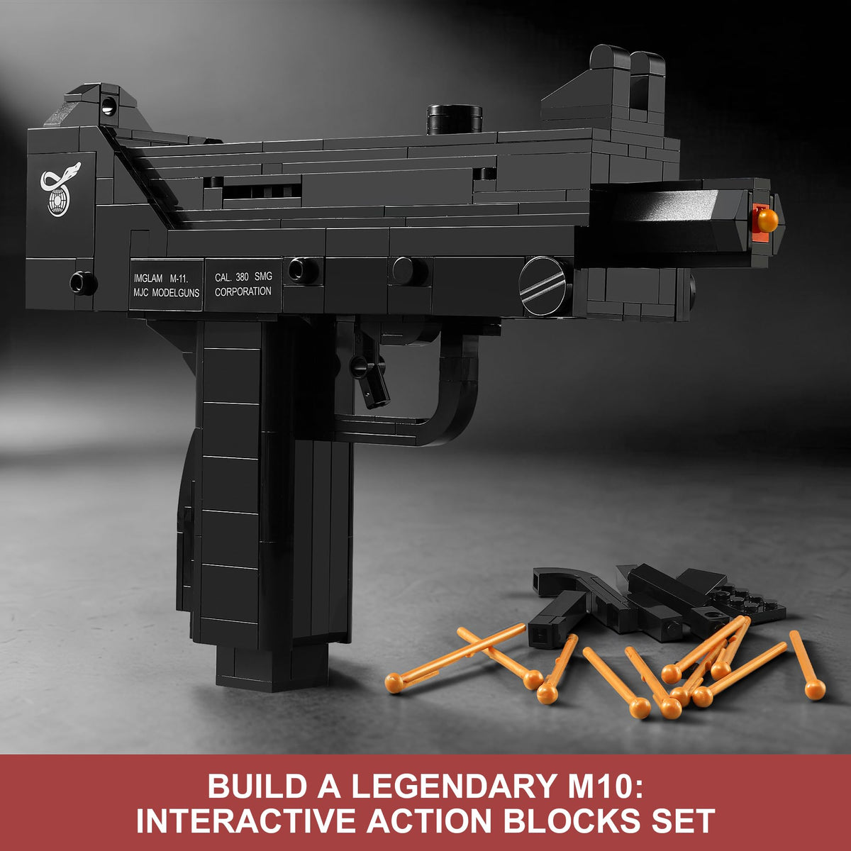 QUENTINAG two-gun-set-display visual highlighting versatile play and collection appeal.