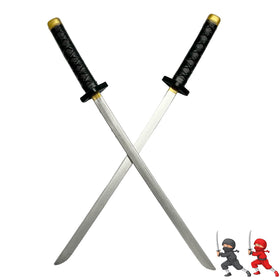 QUEQUAQUI dual sword cosplay set for ninja outfits