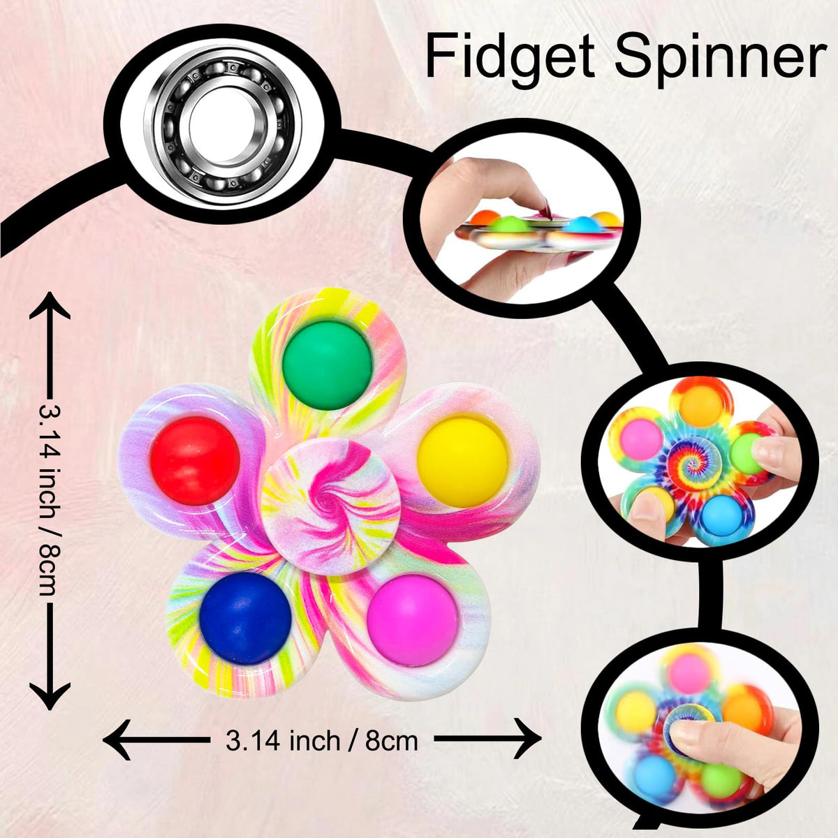 Quhiu bulk spinners offer quick stress relief during breaks.