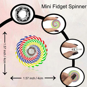 Quhiu colorful spinners spin smoothly and quickly with a flick.