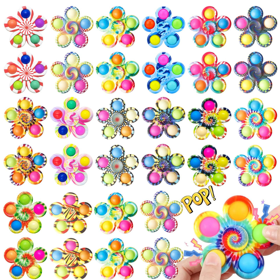 Quhiu fidget spinner bulk 32pcs with silent bearings for focused study.