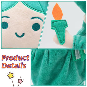 Quick Horse Statue of Liberty plush torch detail, adds realistic flair to decor.