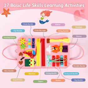 Quiet Flower 89-piece learning kit supports diverse skill practice.