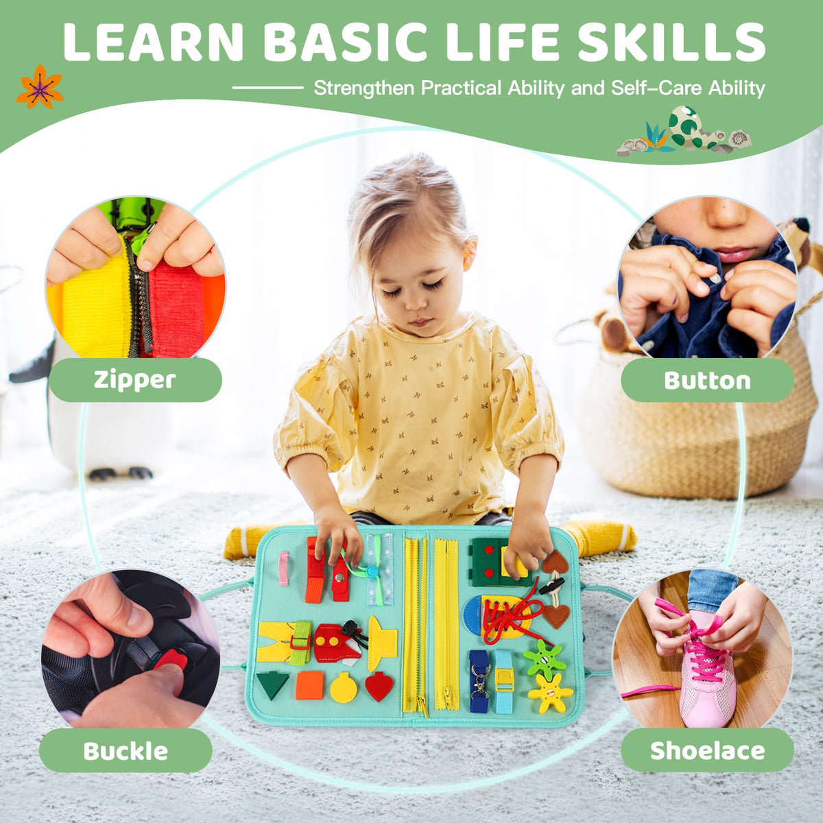 Quiet Flower magnetic fishing rod catching 10 fish on learning page
