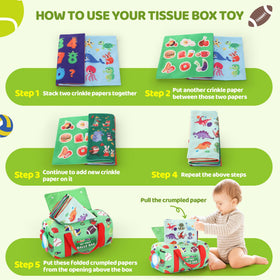 Quiet Flower tummy-time play setup showing an active infant exploring a multisensory set.