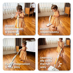 Quiggly independence-focused design supports early learning milestones.