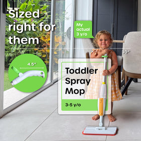 Quiggly Toddler Spray Mop for Montessori-inspired play and skill building.
