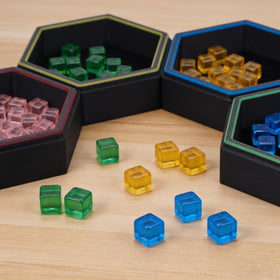 Quiirkoo magnetic board game trays support flexible layouts for many games