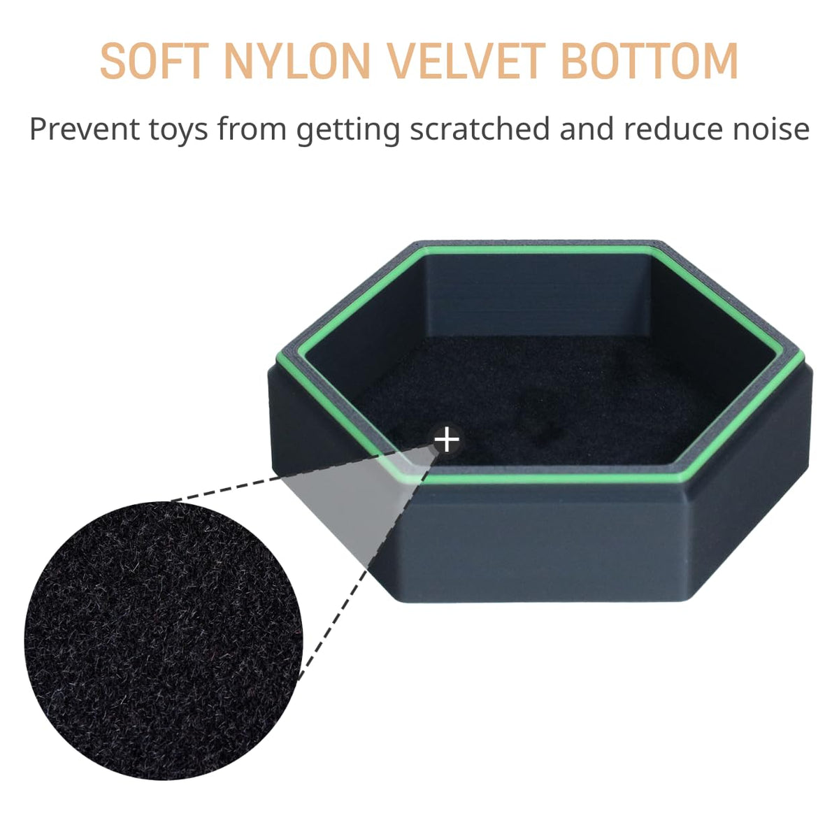 Quiirkoo rolling-area tray keeps dice contained during play