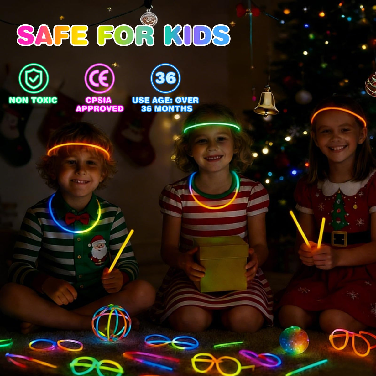 QuikMoprit glow necklace option for group lighting at events