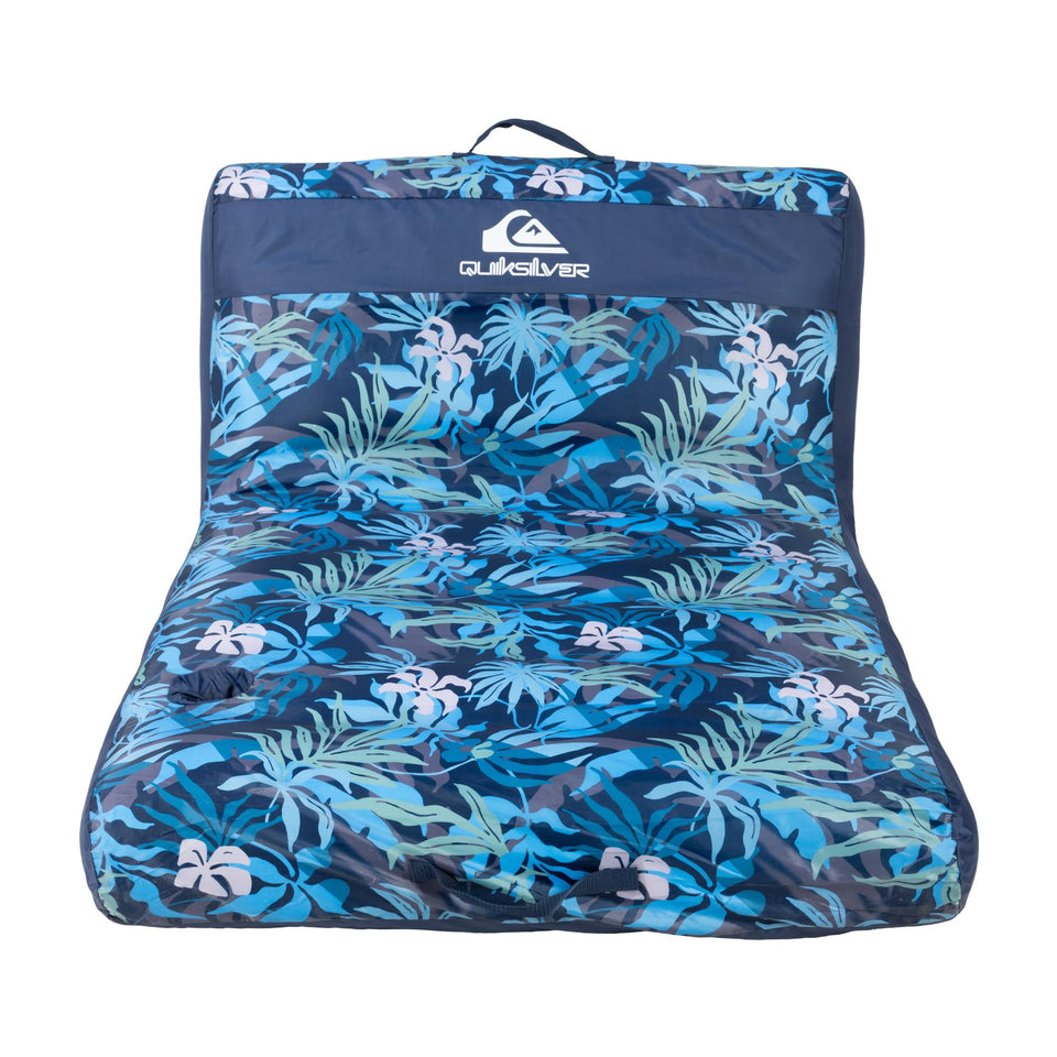 Quiksilver mini pool lounger with backrest offers comfy support for pool days.