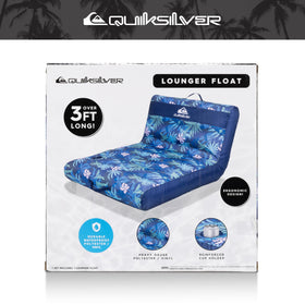 Quiksilver mini pool lounger features a cup holder for drinks on the go.