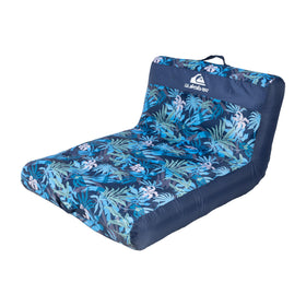 Quiksilver inflatable lounge designed for easy inflation and quick setup.