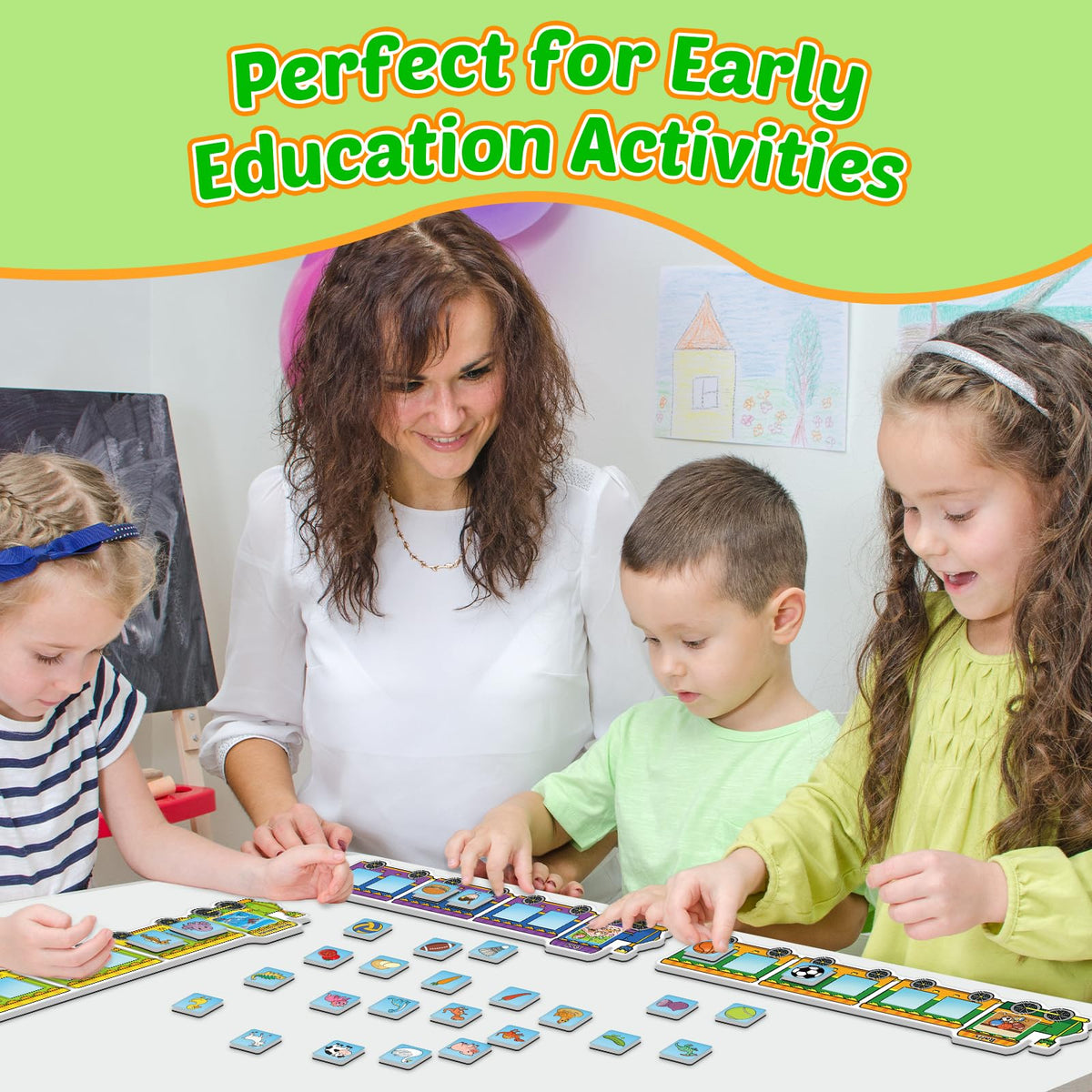 Quilinz magnets cling to fridges and whiteboards for versatile learning moments.