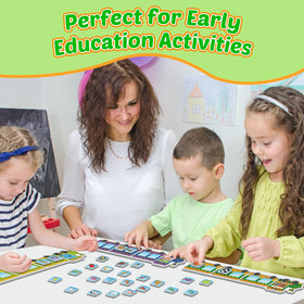 Quilinz magnets cling to fridges and whiteboards for versatile learning moments.