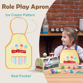 Quimsity ice-cream-cones-pack provides durable servings for repeated pretend desserts.